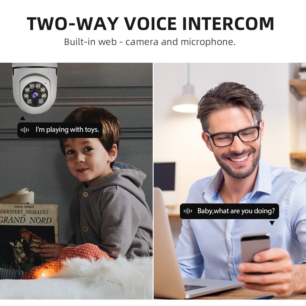 Bulb, wireless alarm, monitor, safe CCTV camera, videocamera 3