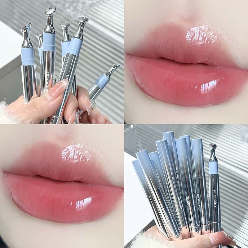 (Cross-border trading), essence, glass lip gloss, transparent lipstick, mirror effect, intense hydration 4
