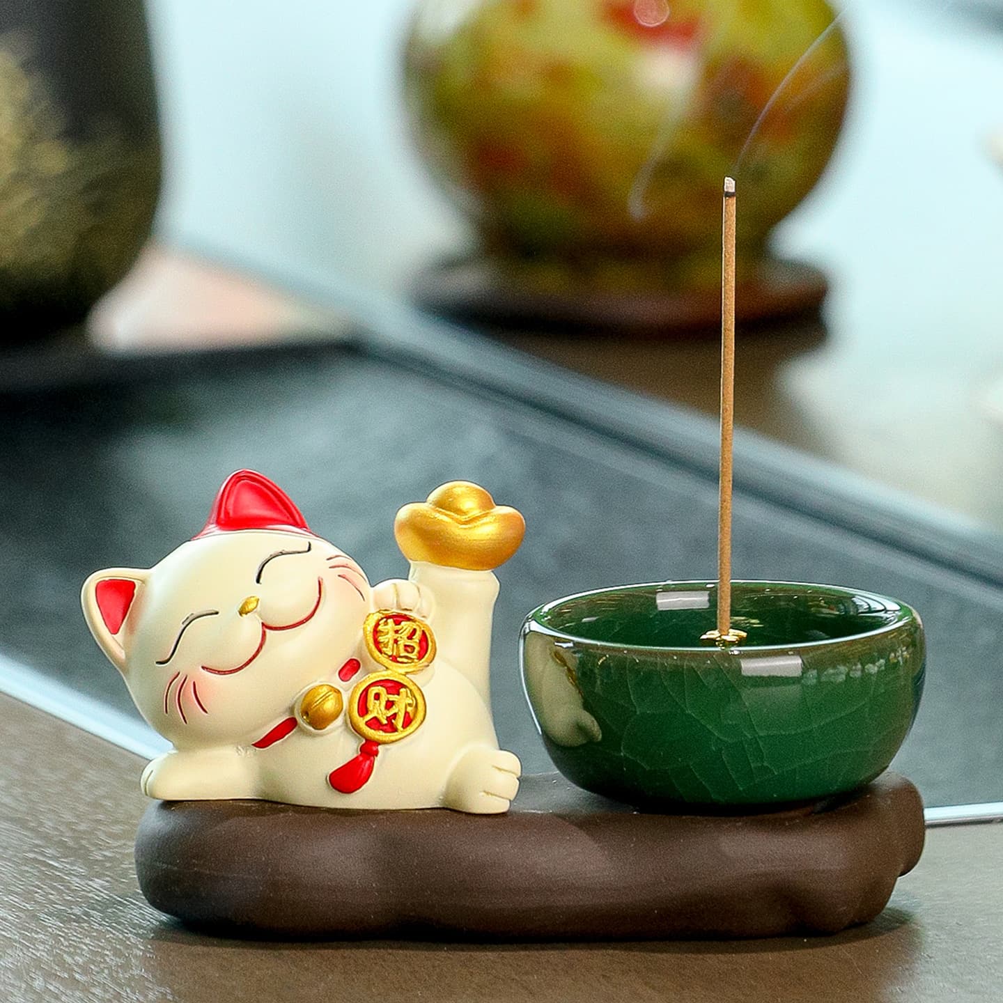 Table nail decoration, for luck, scarlet wood, new collection, Birthday gift 2