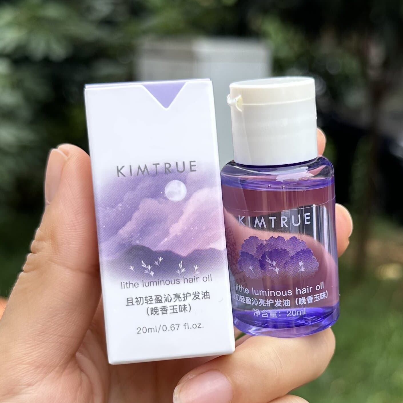 Hair oil, tuberose, sample, fig color, for hair care 2