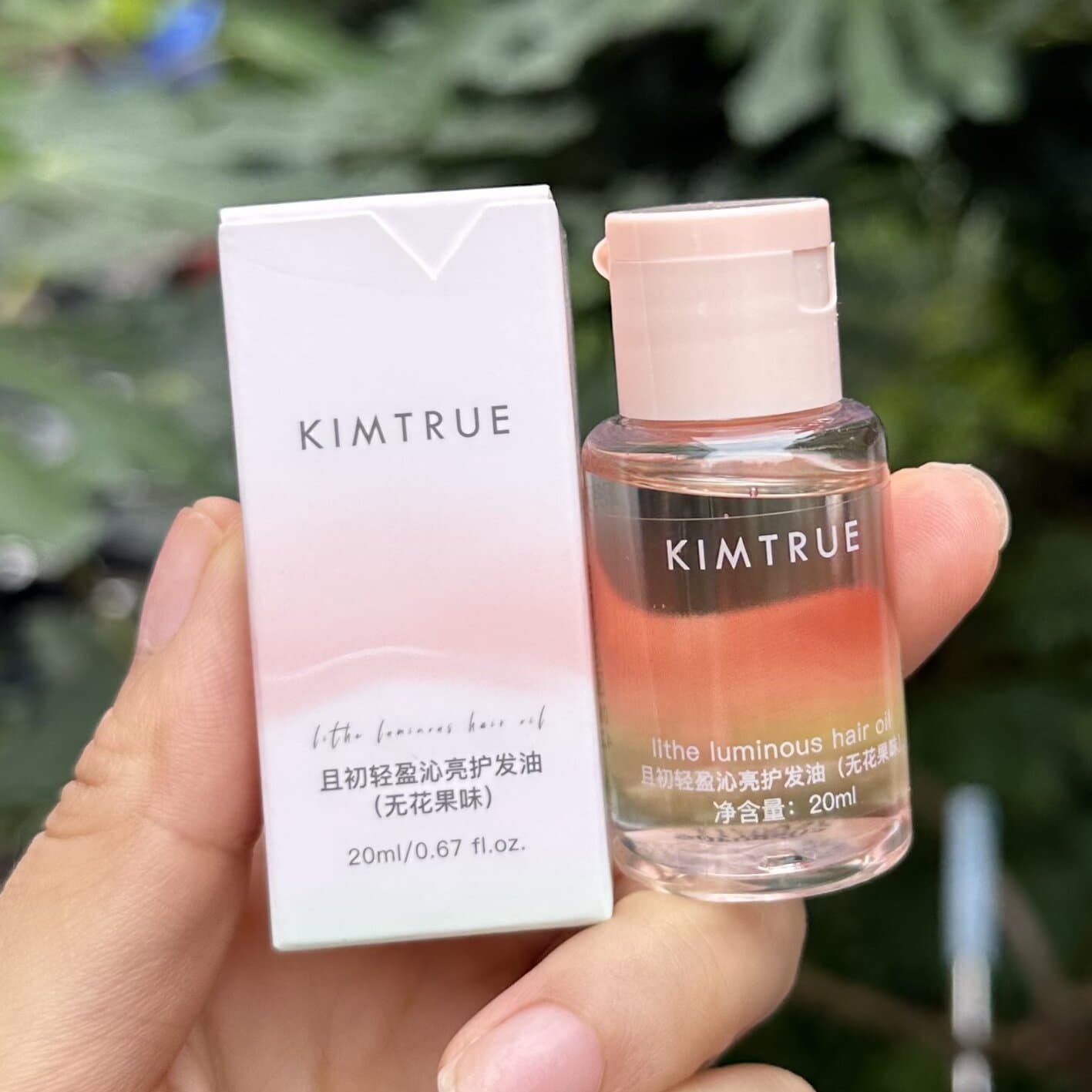 Hair oil, tuberose, sample, fig color, for hair care 3