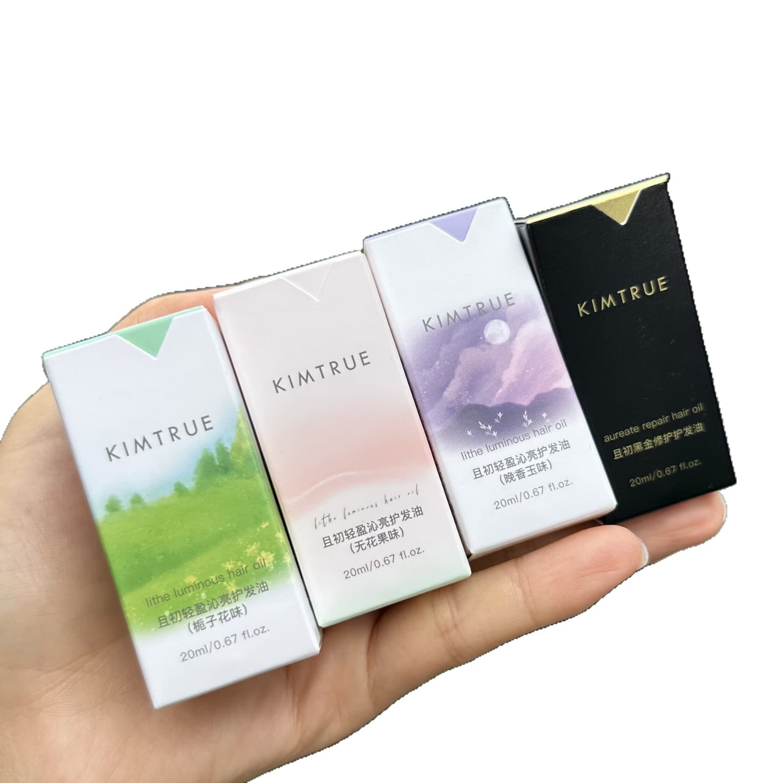 Hair oil, tuberose, sample, fig color, for hair care 5