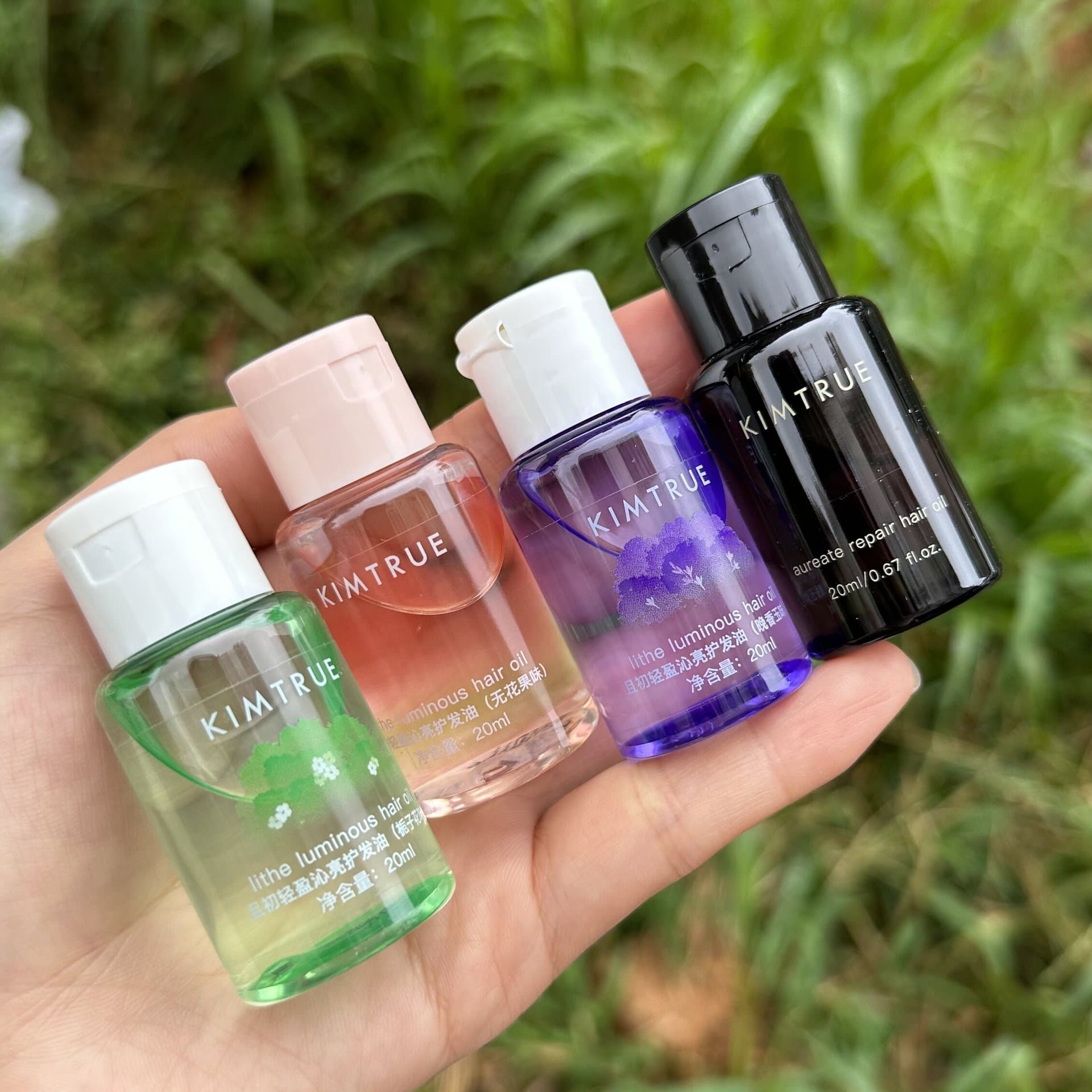 Hair oil, tuberose, sample, fig color, for hair care 1