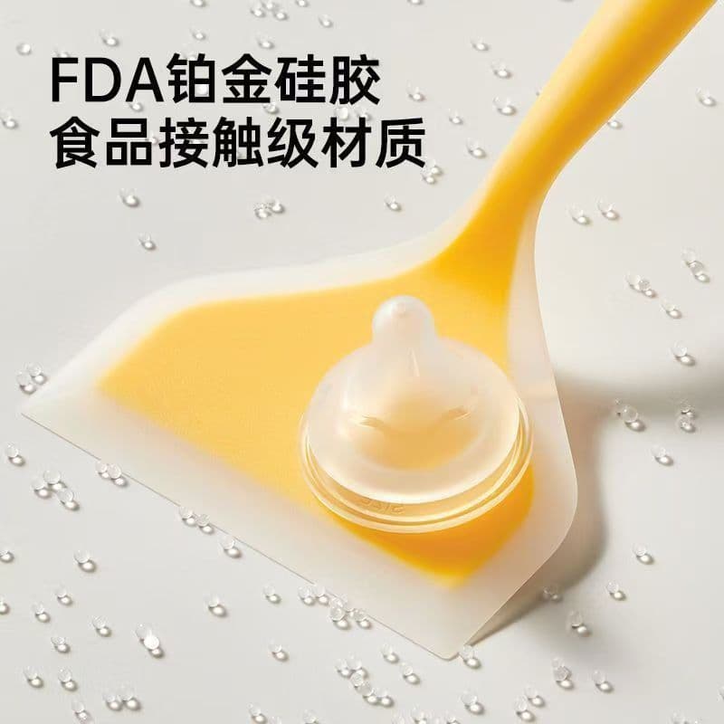 New food grade silicone shovel pancake shovel high temperature resistant non-stick spatula wide mouth frying shovel jade burning shovel wholesale 3