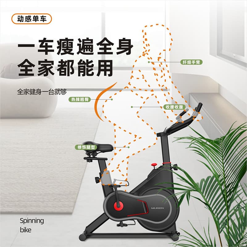 Dynamic bike for gym, sports equipment 3
