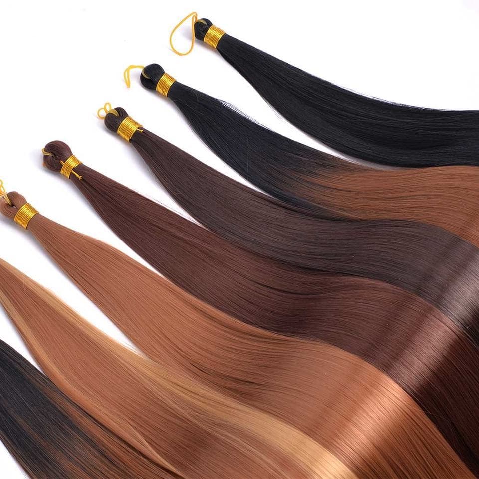 28 inch Bone Straight Synthetic Hair Bulk - Wholesale 2