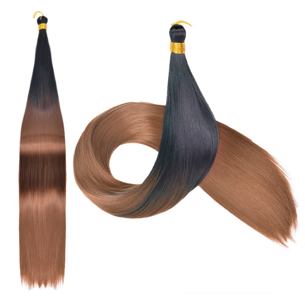 28 inch Bone Straight Synthetic Hair Bulk - Wholesale 5
