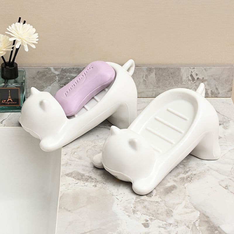 Cute cartoon soap holder, tubing, drying rack 1