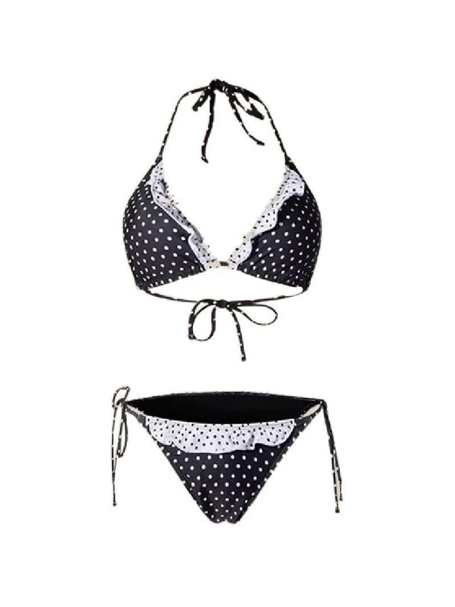 Brand sexy split retro swimwear, set, 3 piece set 5