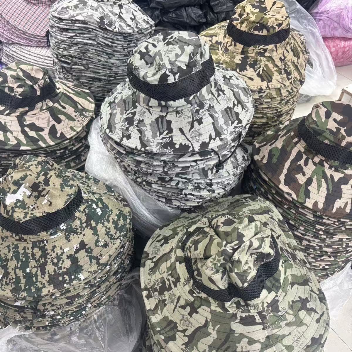 Summer travel camouflage hat solar-powered, UV protection, sun protection 3