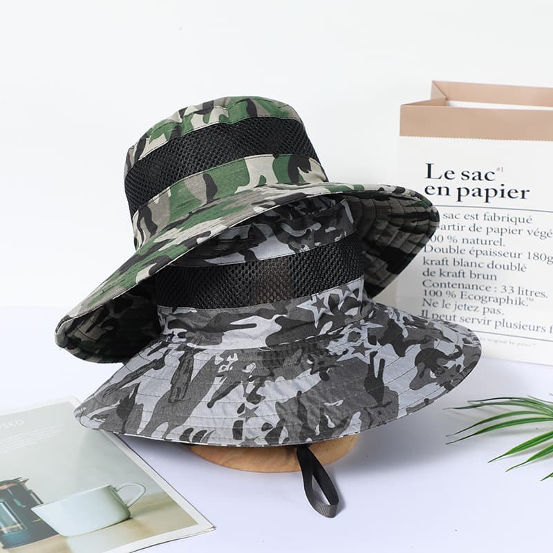 Summer travel camouflage hat solar-powered, UV protection, sun protection 4