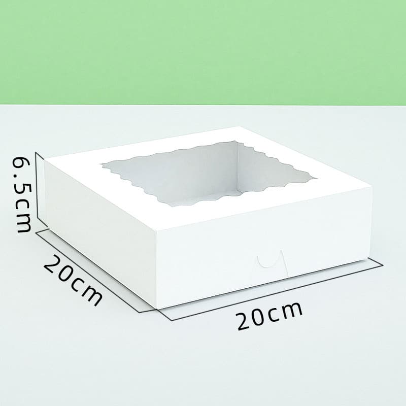 Cross-border popular birthday party window packaging box small cake dessert wedding party cookie box 3
