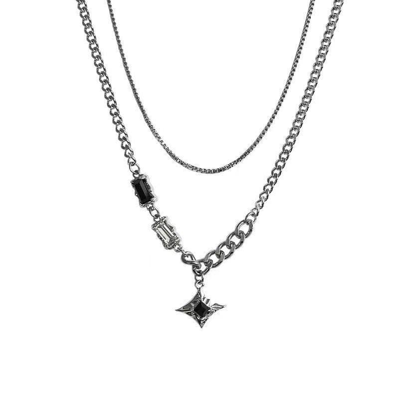 Brand necklace, demi-season design sweatshirt, sweater, men's accessory 5