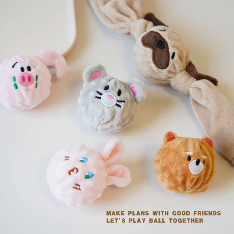 Cute bouncy ball, toy, pet, can bite, cute animals, makes sounds, Amazon 4