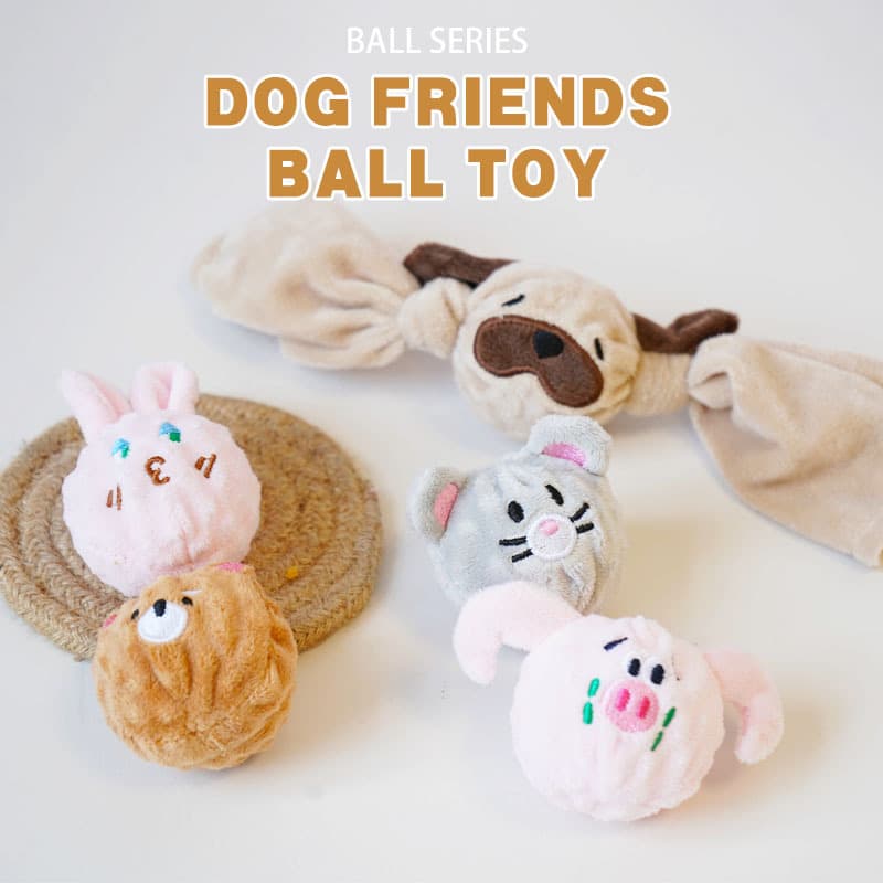 Cute bouncy ball, toy, pet, can bite, cute animals, makes sounds, Amazon 1
