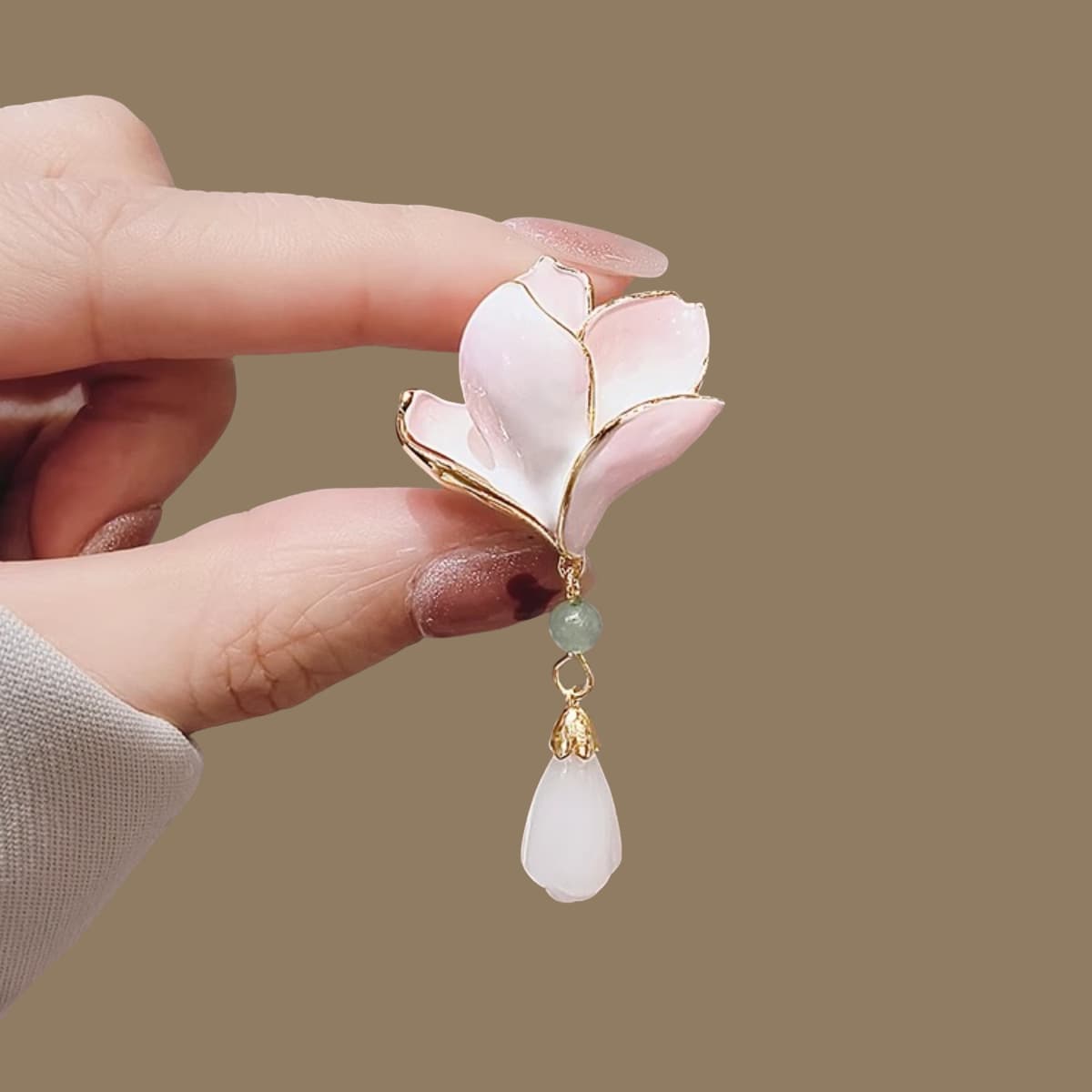 Classic brooch, accessory, cheongsam lapel pin, pin, orchid, Chinese style, high-quality style 2