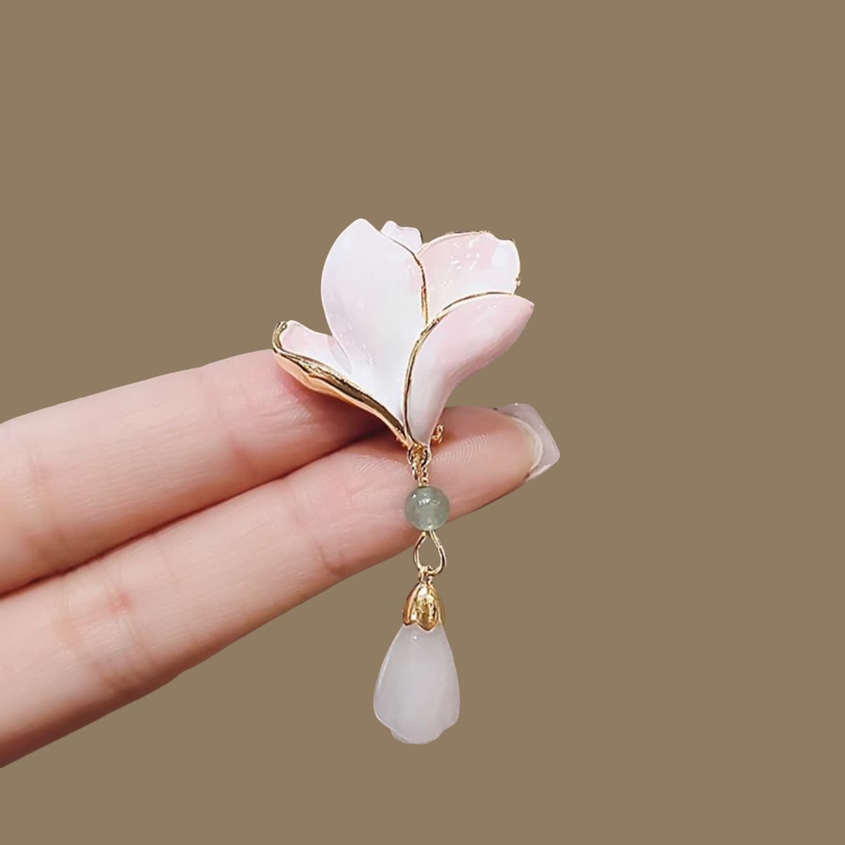 Classic brooch, accessory, cheongsam lapel pin, pin, orchid, Chinese style, high-quality style 3