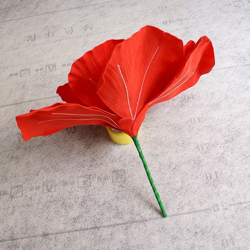 Customized large wedding road guide rose PE foam large flower simulation shooting props wedding stage background decoration 2