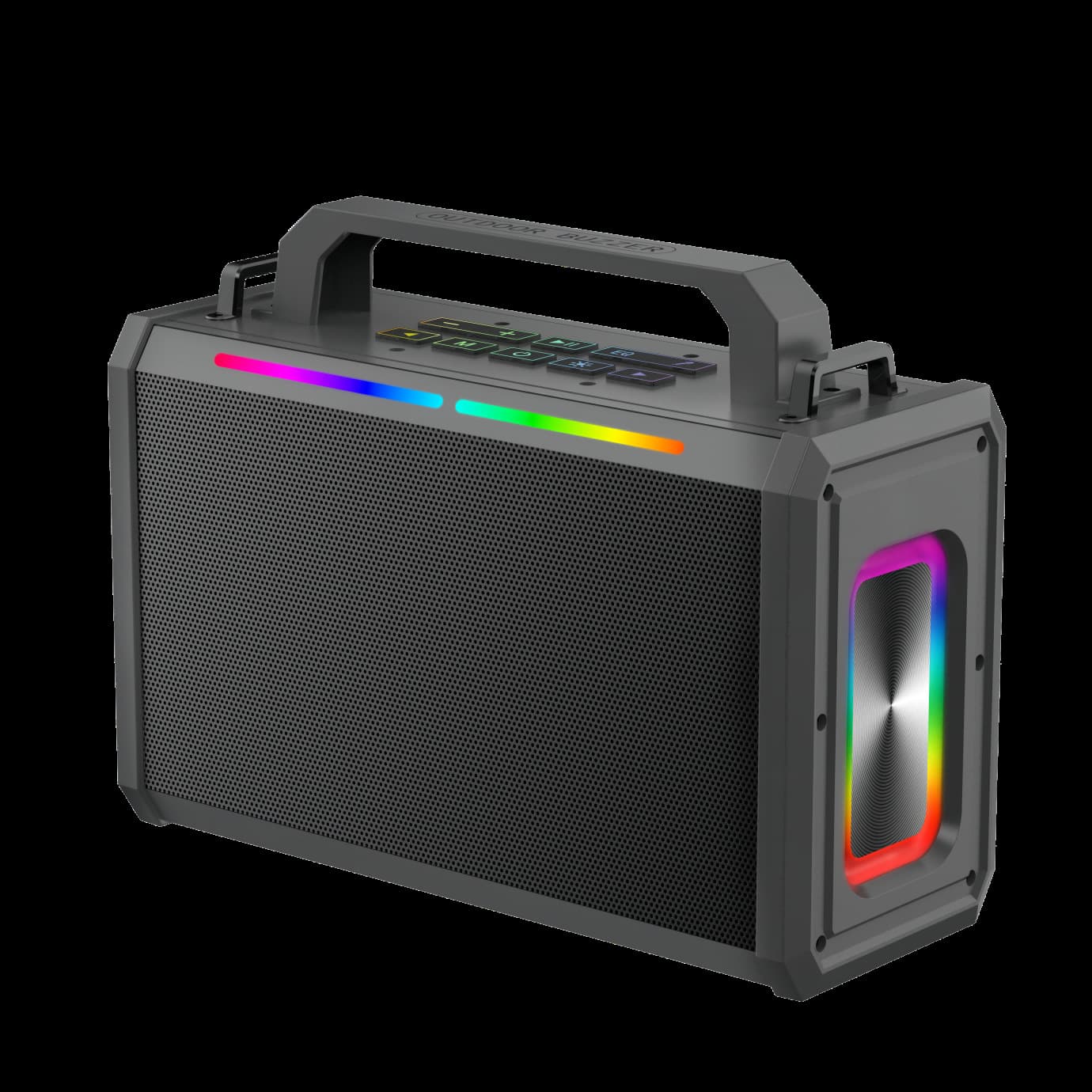 New private model 688 Bluetooth speaker home outdoor live broadcast karaoke long battery life high power subwoofer Bluetooth speaker 3