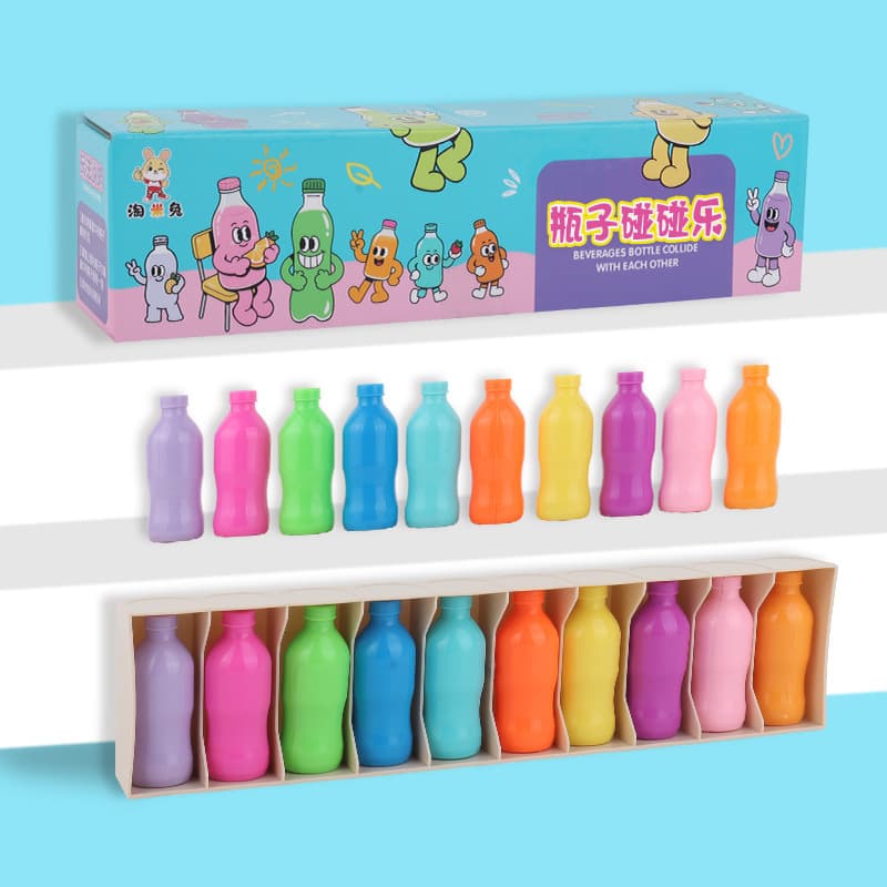 Fun guessing bottle game children's color memory drink pair game exercise brain memory puzzle toys 3