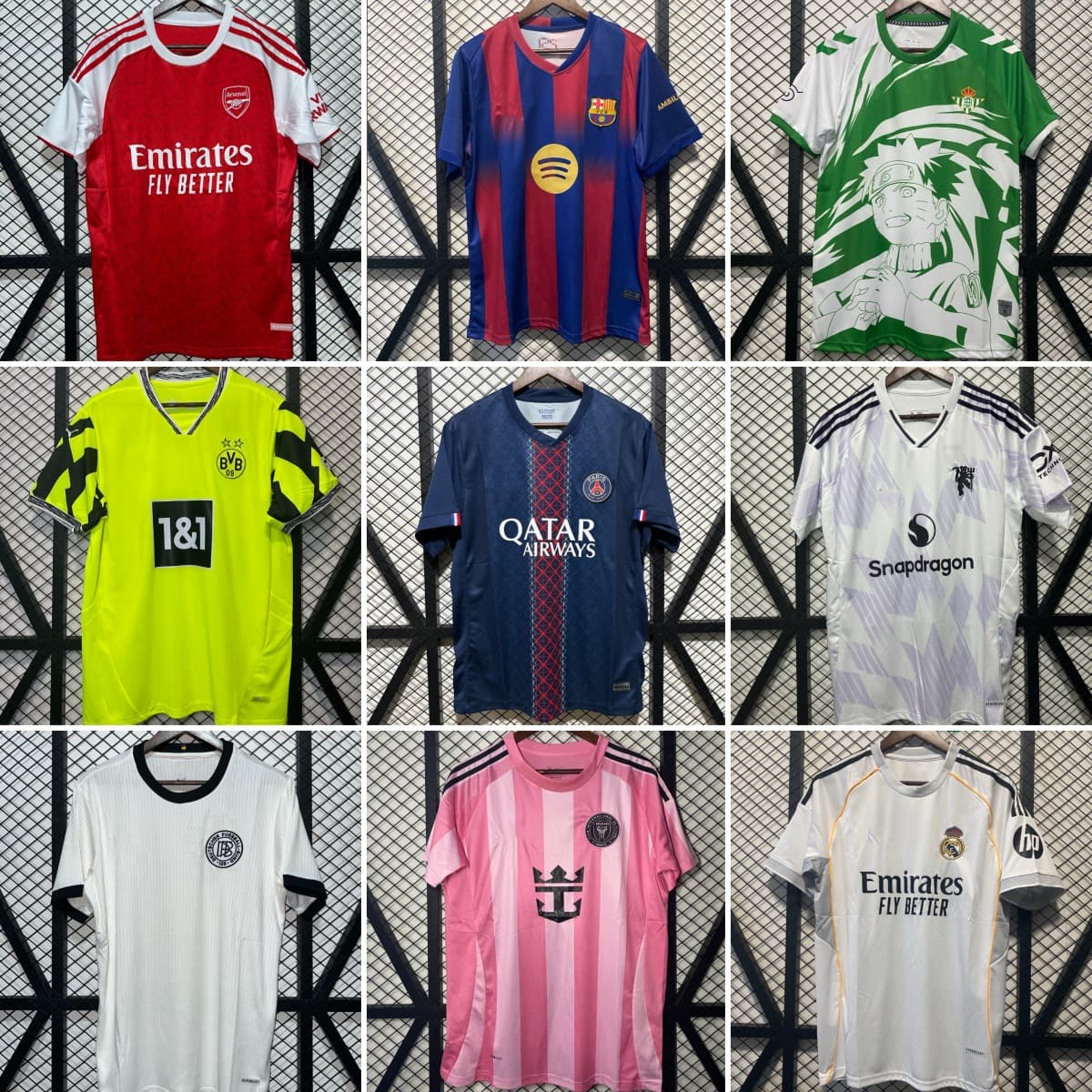 2526 Real Madrid Barcelona Manchester United Miami Manchester City Brazil Tottenham Hotspur Fan Edition Football Sex Season Jacket 1