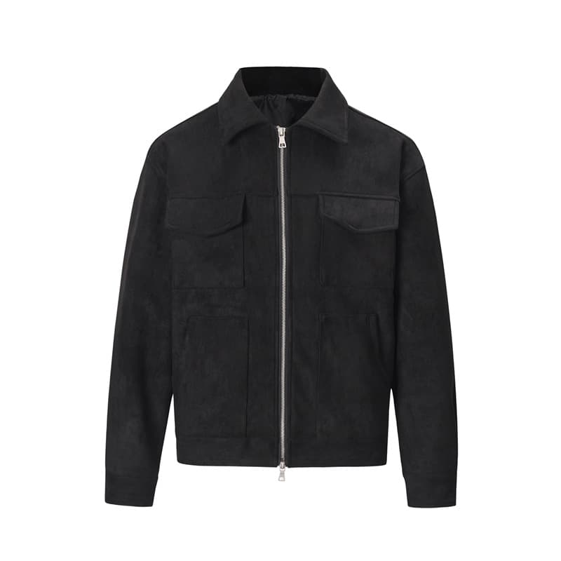 Brand velvet jacket for men and women with zipper, European style, increased thickness 3