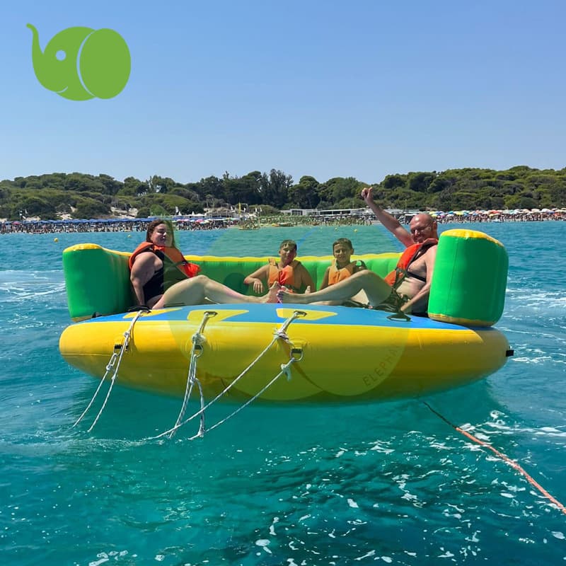 Ecological water aqua park PVC, rotating spinning top, equipment, increased thickness 3