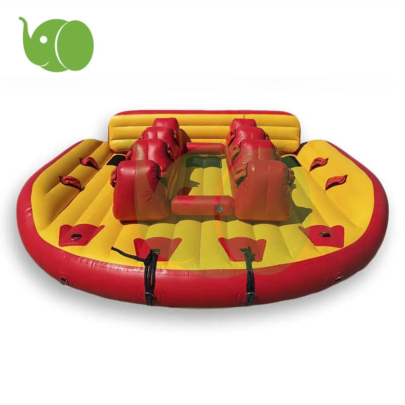 Ecological water aqua park PVC, rotating spinning top, equipment, increased thickness 5