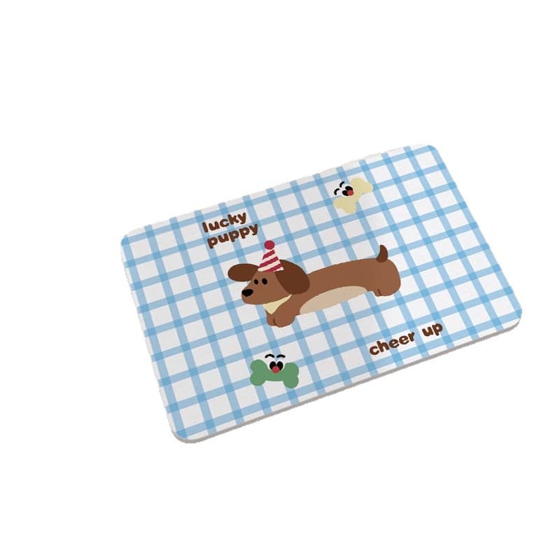 Cartoon carpet, non-slip quick dry water board, doormat, water absorbent 5