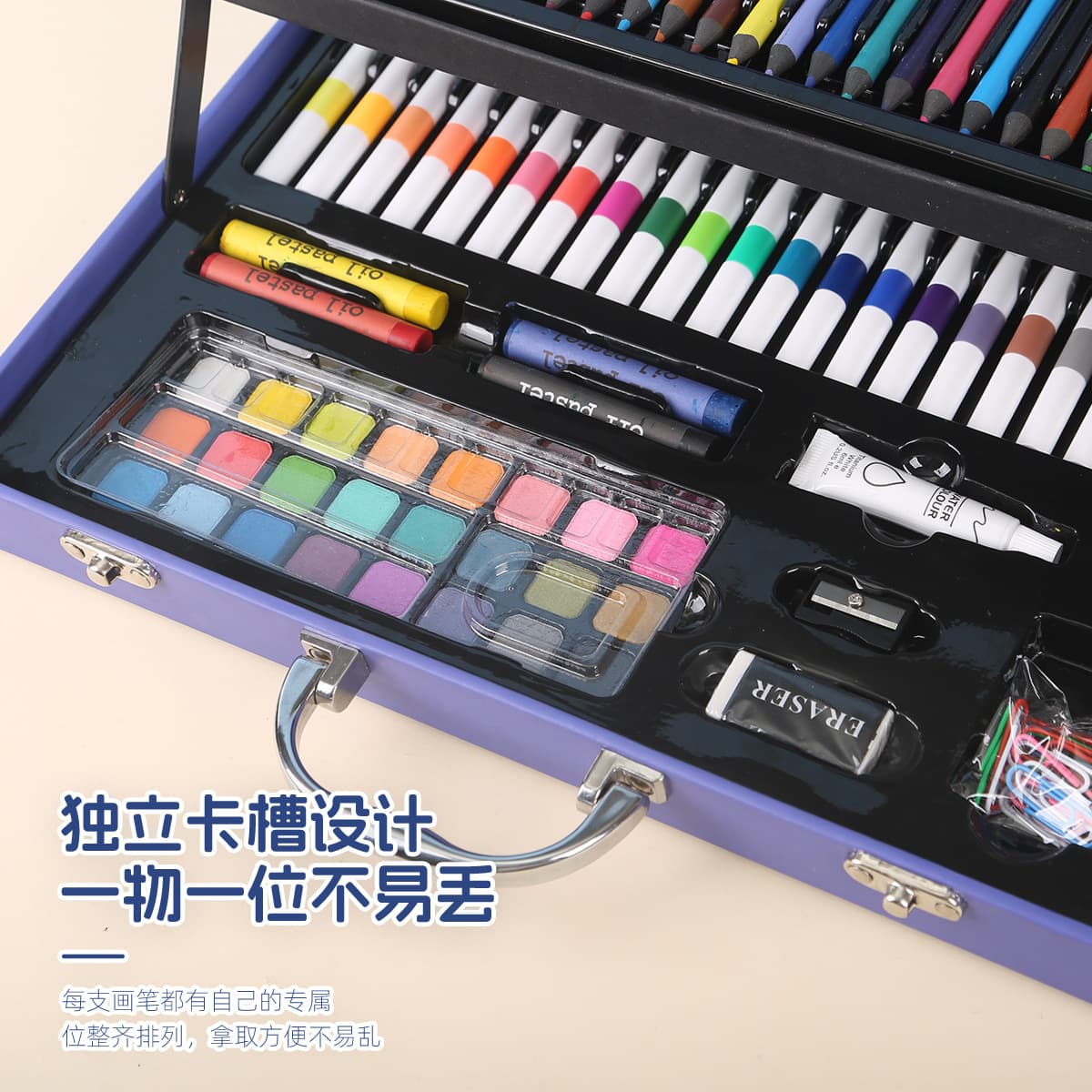 Children's brush, gift-boxed pen, art set, watercolour for students, crayons, marker 4