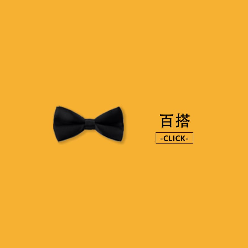Children's bow tie for boys with bow, universal suspenders, British style 4