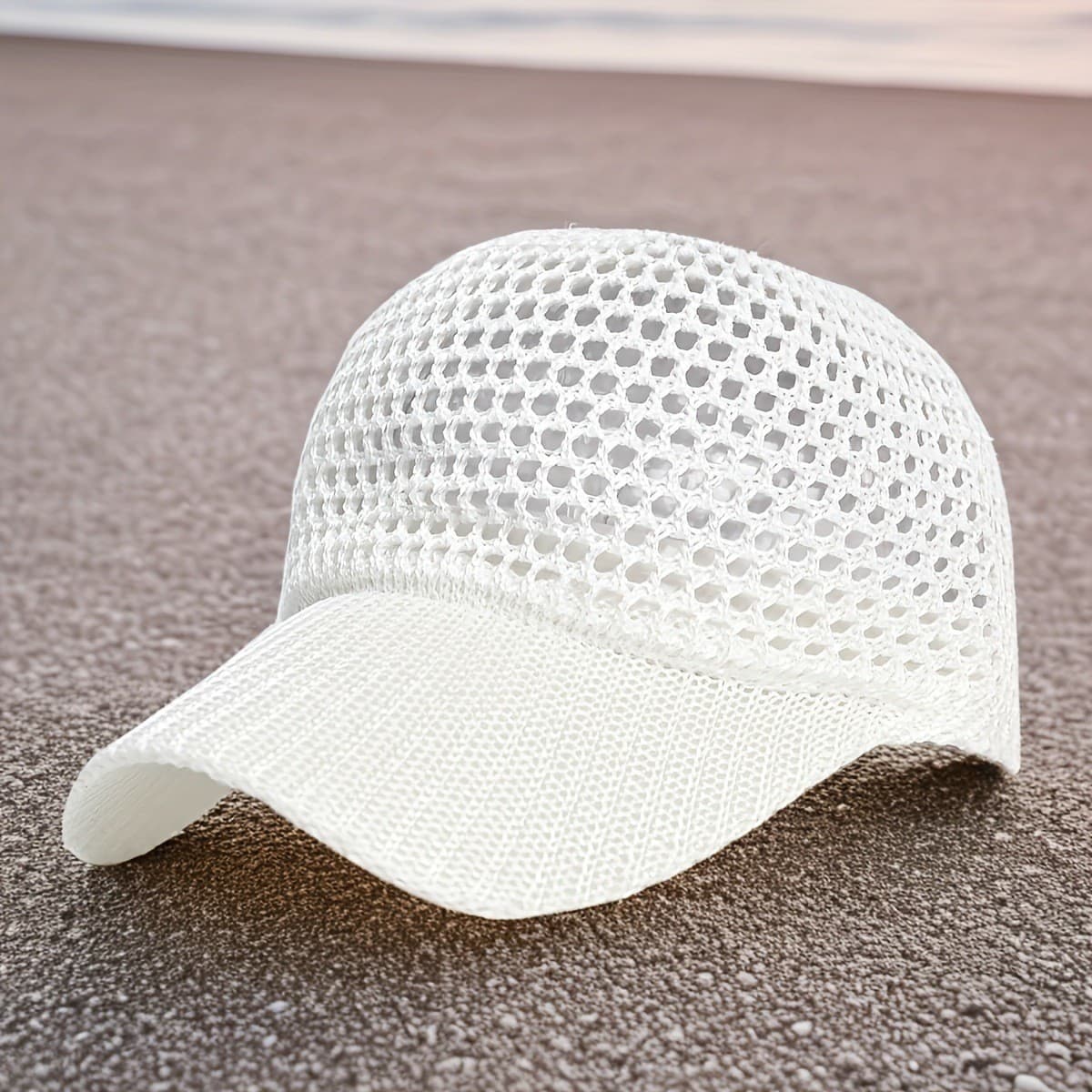 Breathable men's travel sun hat, fishing net solar-powered for fishing, hair mesh, baseball cap, sun protection 4