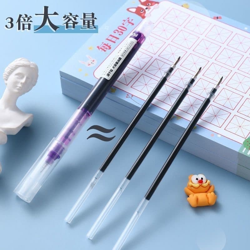 Rollerball capacious cute multicoloured quick dry rollerball pen, 12 colors, 0.5mm 2