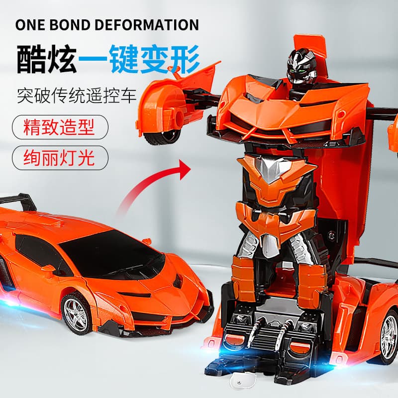 Toy, transformer, induction transport, electric robot for boys, racing car, remote control, gestures sensing, King Kong 3
