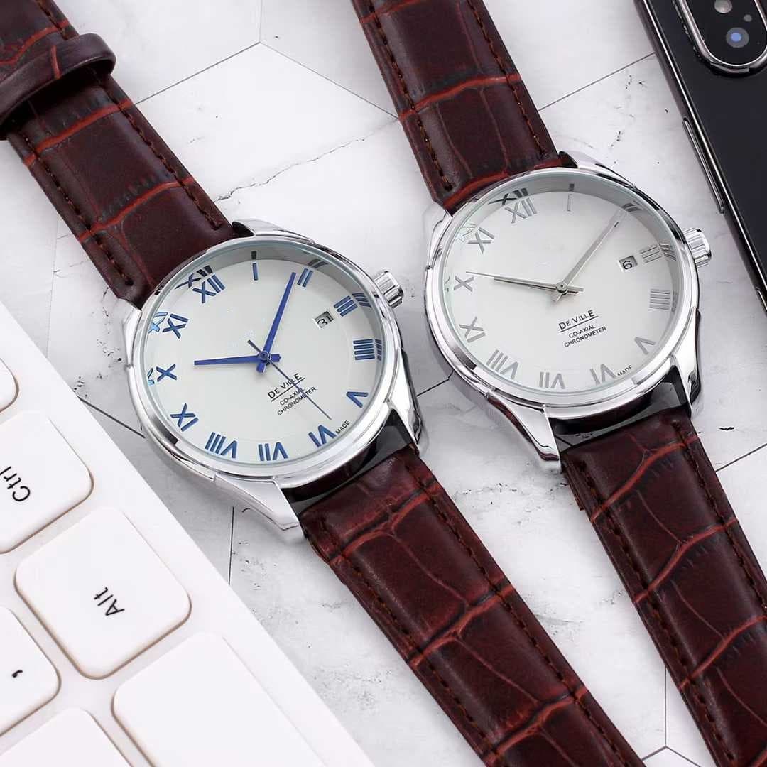 Men's classic leather belt, mechanical mechanical watch, fully automatic 2