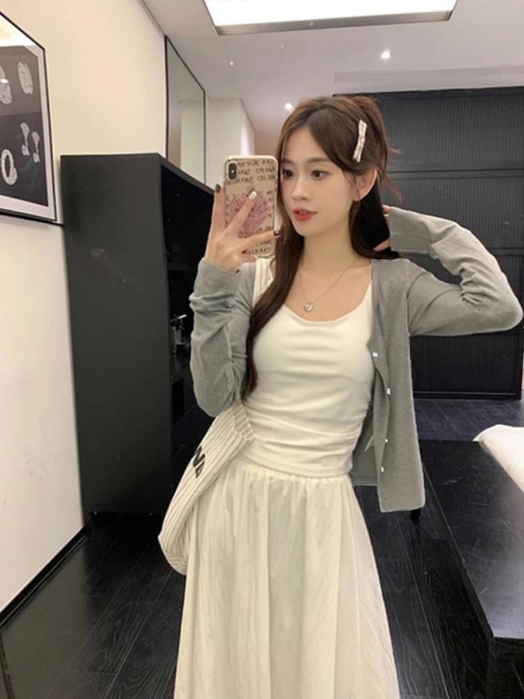 Fitted jacket, cardigan, summer long-sleeve 2