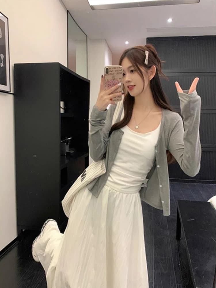 Fitted jacket, cardigan, summer long-sleeve 5
