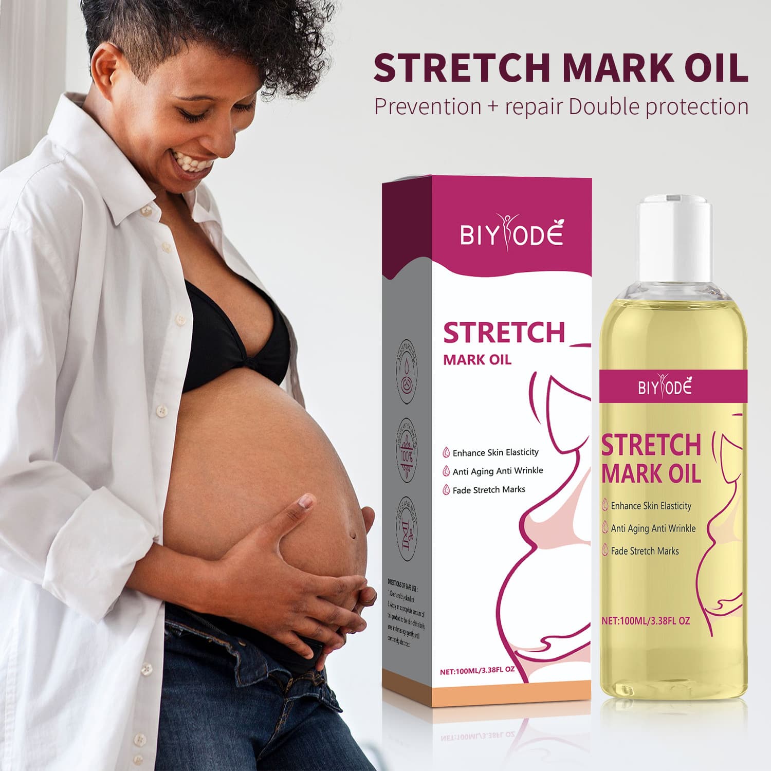 (Cross-border trading), postpartum nutritious smoothing massager, body oil 2
