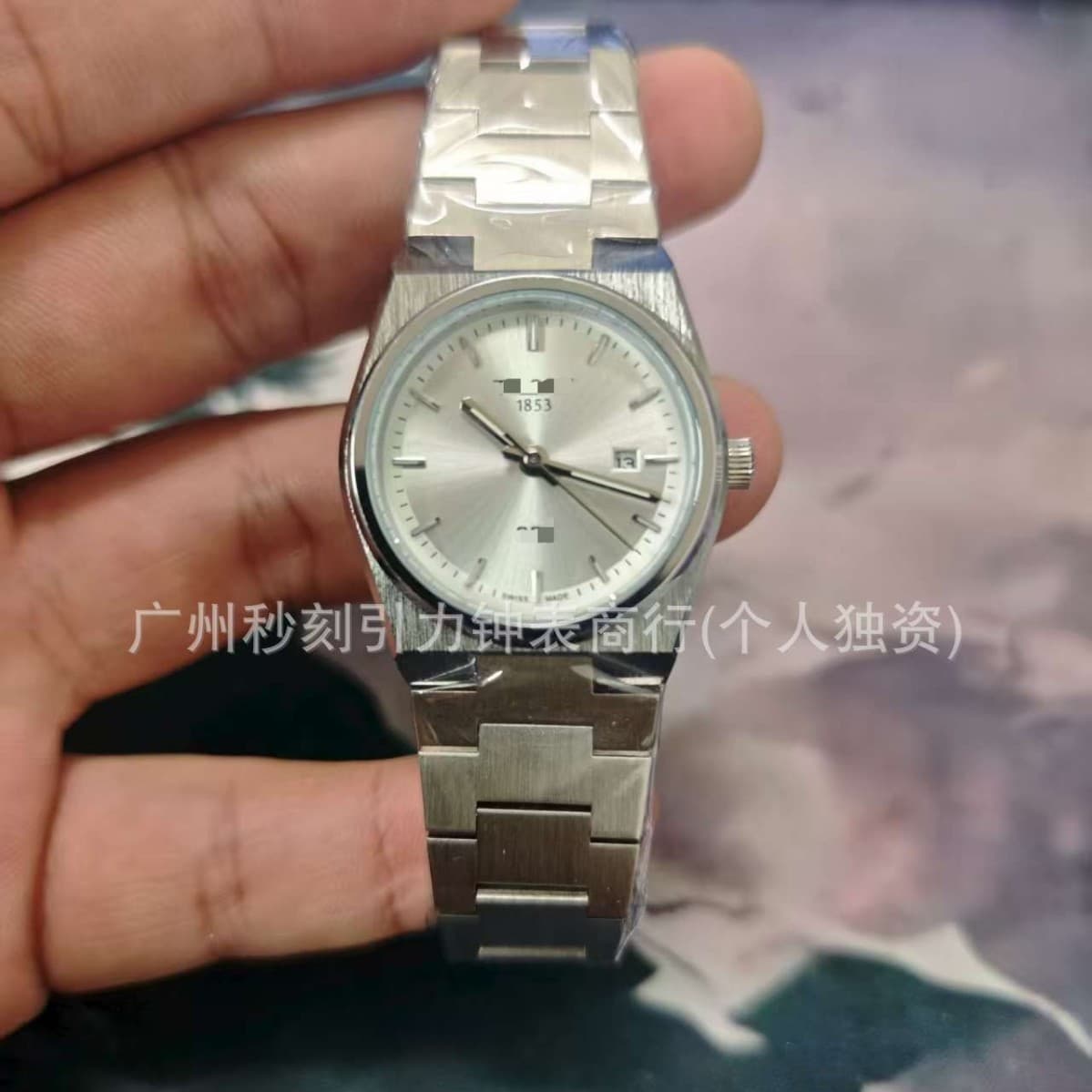 (Cross-border trading), quartz fashionable universal steel belt, men's calendar, men's watch 2