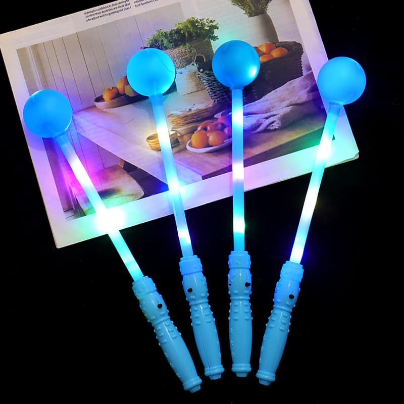 Kindergarten performance props glow stick for school graduation season yellow five-pointed star fluorescent stick star flash fairy stick 9