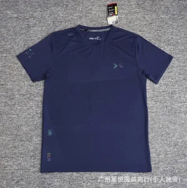 (Cross-border trading), summer sports quick dry silk travel light and thin casual T-shirt for training for gym, for running, plus size, with short sleeve 3