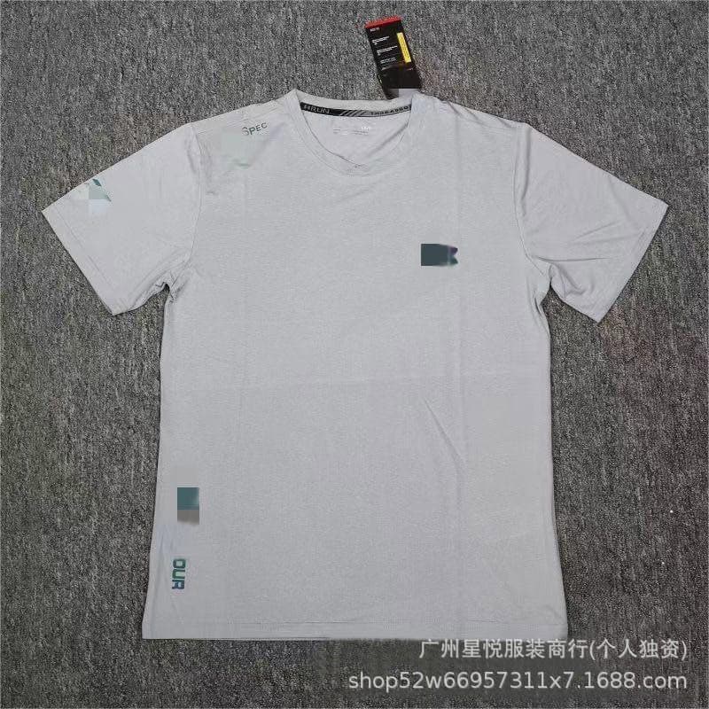 (Cross-border trading), summer sports quick dry silk travel light and thin casual T-shirt for training for gym, for running, plus size, with short sleeve 4