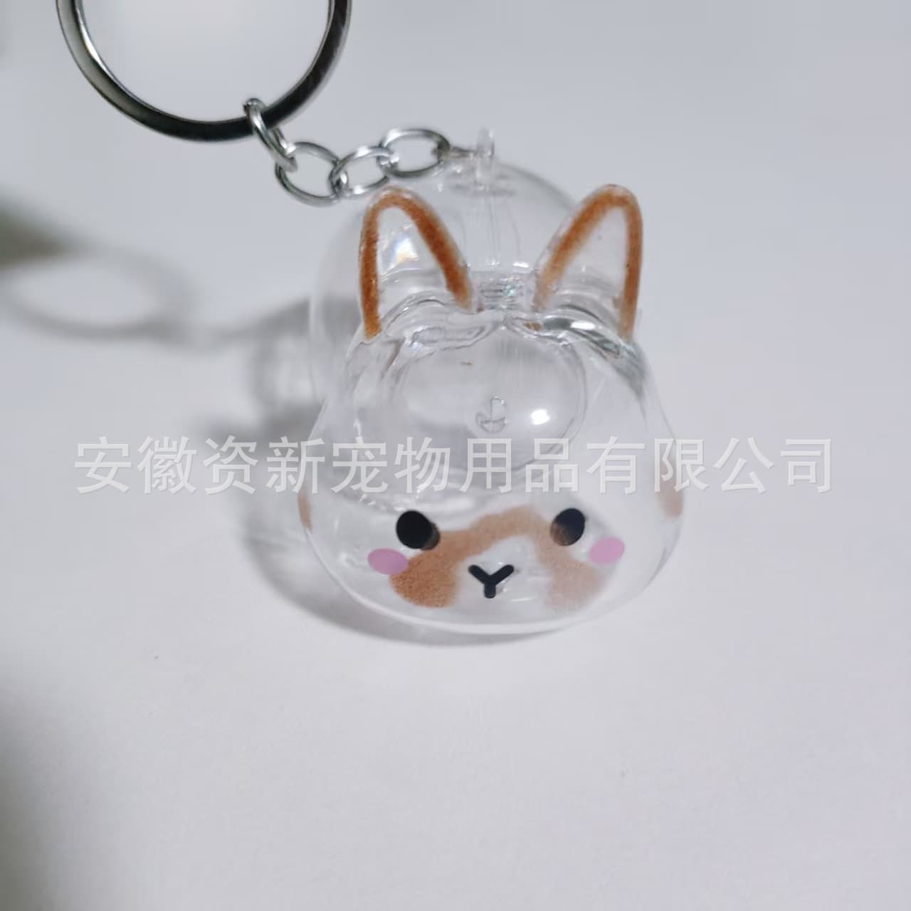 Pendant, transparent storage box, geometric creative keychain 10