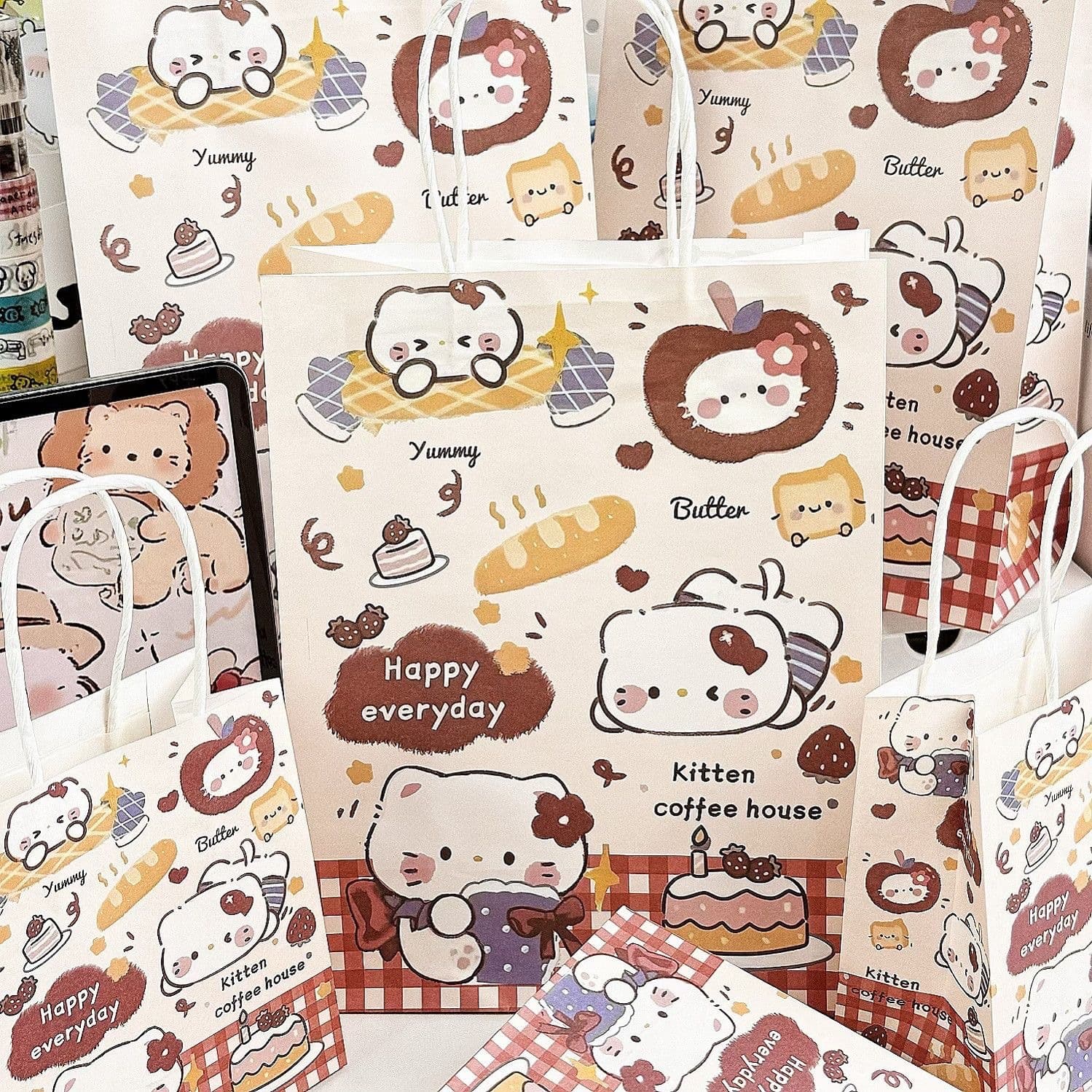 Hello kitty, cute cartoon capacious leather high quality pillow, Birthday gift 4