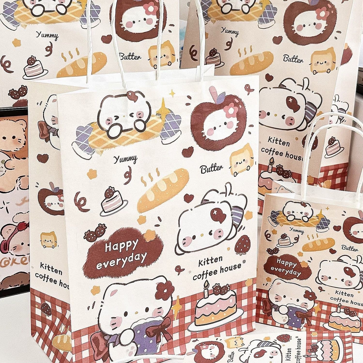 Hello kitty, cute cartoon capacious leather high quality pillow, Birthday gift 5
