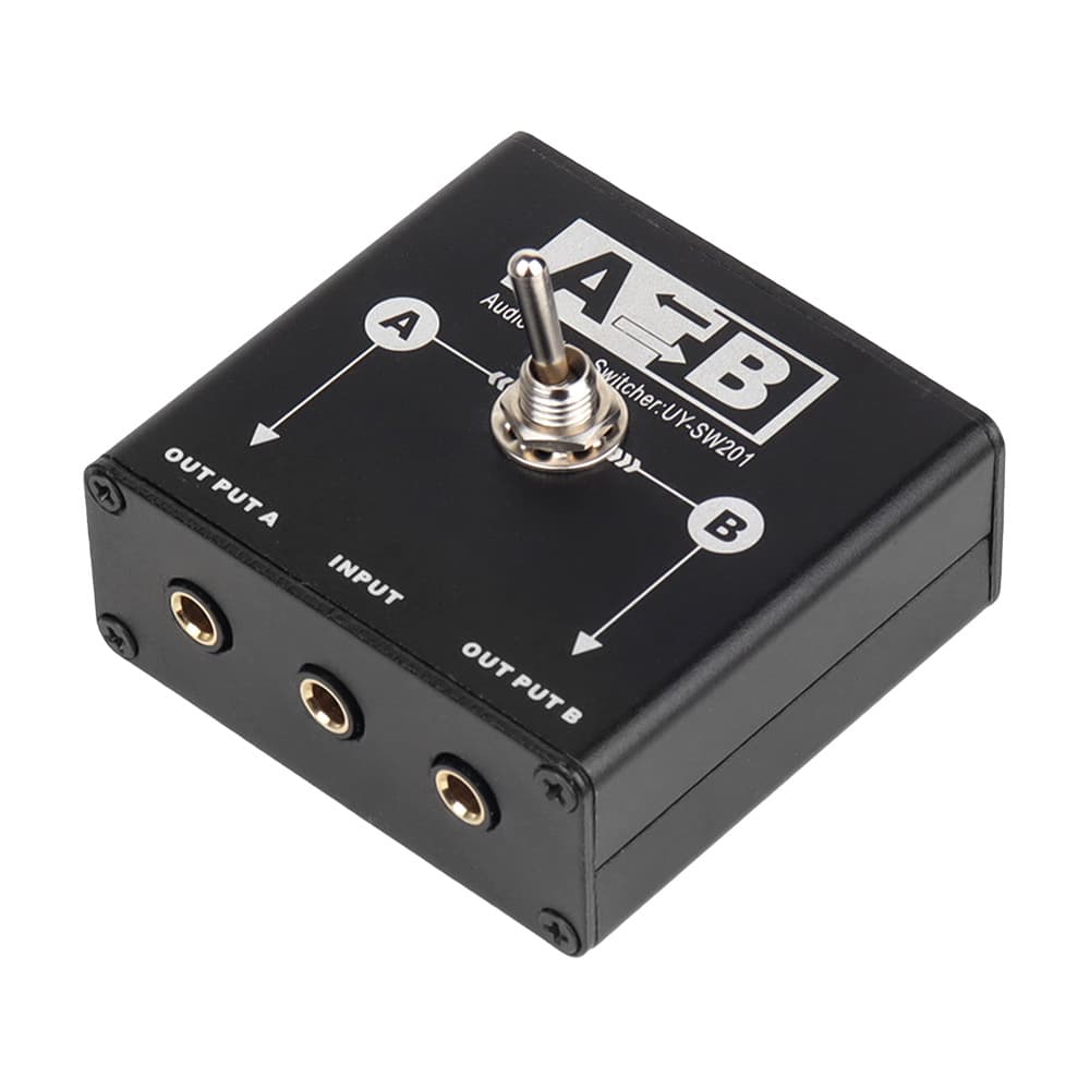 3.5 audio switcher multi-in 1 out 1-in 2-out audio selector 2-1 out selector sound card computer 5