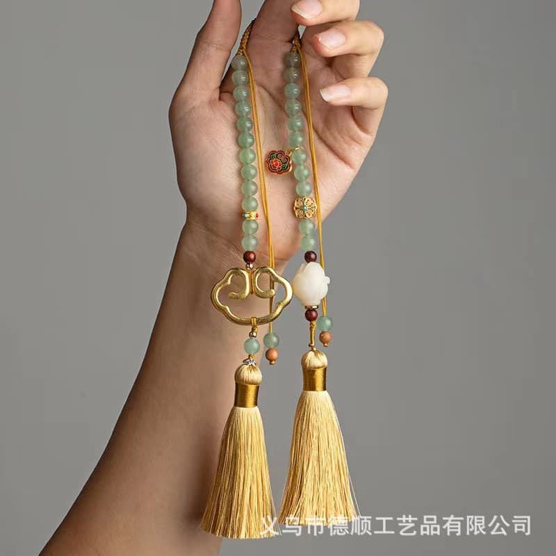 Brass pendant, protective amulet, rear view mirror, high-quality style 3