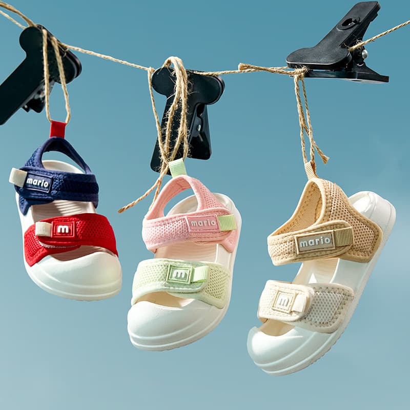 Children's summer sandals, children's bag for boys, beach footwear 3