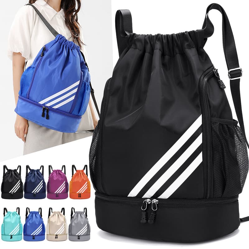 Basketball storage bag for training, sports capacious backpack for men and women for traveling, drawstring 1