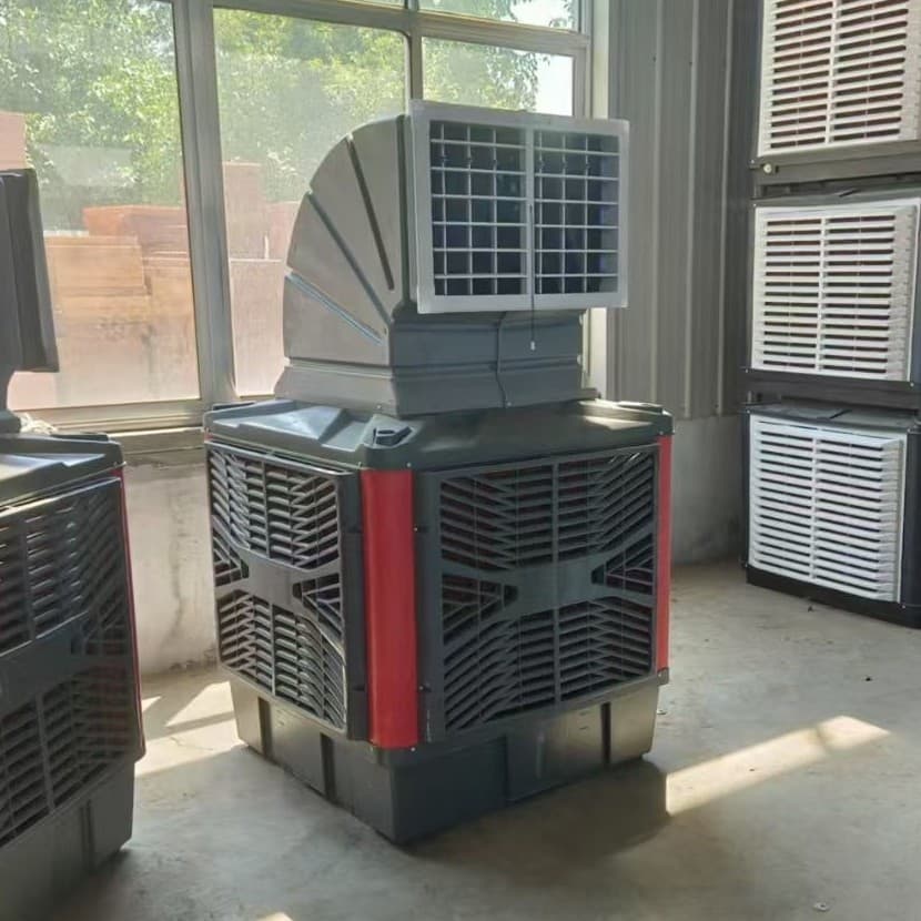 Industrial mobile air cooler, large factory building, commercial water-cooled air-conditioning, farm greenhouse, environmentally friendly cooling fan 2